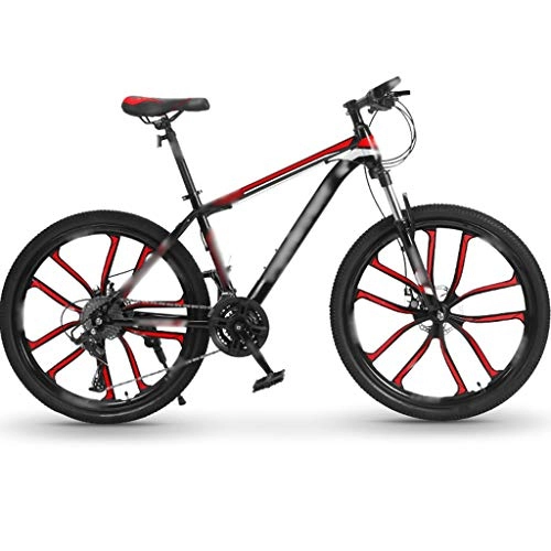 Mountainbike : YHRJ Mountainbike Unisex Rennräder, Stoßdämpfer-Fahrrad Für Erwachsene Mit Variabler Geschwindigkeit, 24 Spd / 24 Zoll, MTB-Stahlrahmen Mit Hohem Kohlenstoffgehalt