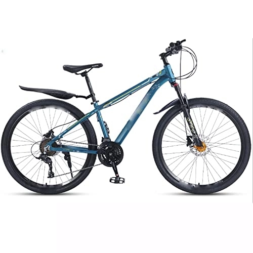 Mountainbike : YXGLL 27-Gang-Aluminiumlegierung Mountainbike Herren Erwachsene Variable Geschwindigkeit Jugend Doppelscheibenbremse Stoßdämpfung Rennrad (b 26 in)