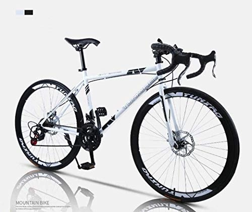 Rennräder : Aoyo High Carbon Stahlrahmen-Straßen-Fahrrad, 24-Gang 26 Zoll Bikes, Doppelscheibenbremse, Straßenfahrradrennen, Männer und Frauen Erwachsener, Farbe: 40knife (Color : 40knife)