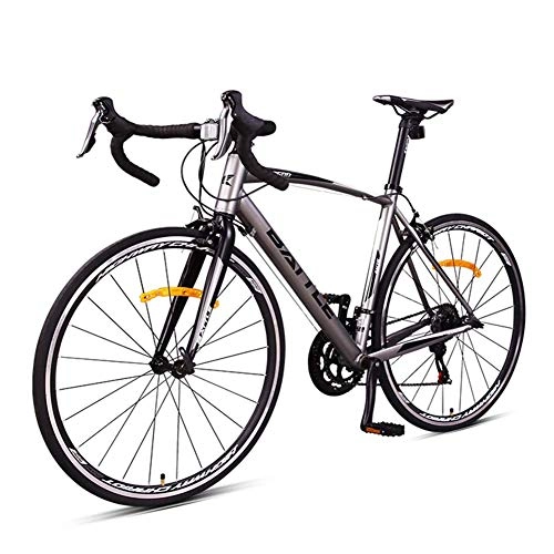 Rennräder : BCX Rennrad, Adult Men 16-Gang-Rennrad, 700 * 25C-Räder, leichtes City-Pendlerfahrrad mit Aluminiumrahmen, perfekt für Straßen- oder Schotterwege