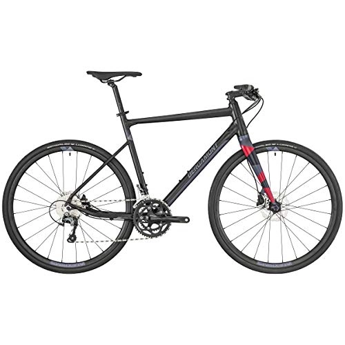 Rennräder : Bergamont Sweep 6 Fitness Bike Fahrrad schwarz / rot 2019: Gre: 48cm (164-170cm)