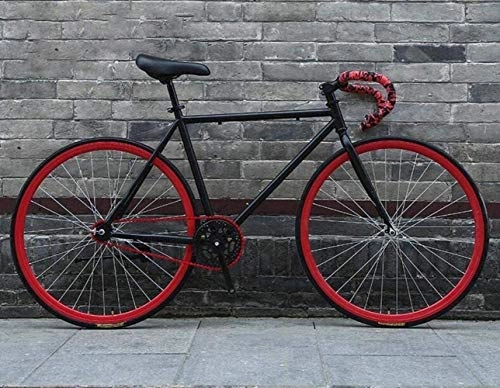 Rennräder : ETWJ Straßen-Fahrrad, 26-Zoll-Bikes, Reverse-Bremsanlage, High Carbon Stahlrahmen, Straßenfahrradrennen, Männer und Frauen Erwachsener (Color : Z)