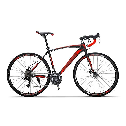 Rennräder : Fahrrad, Rennrad, 27-Gang-Rennrad, Adult Sport Hybrid-Rennrad, Rahmen aus kohlenstoffhaltigem Stahl, 700C-Rad, nicht leicht zu verformen, mit Montagewerkzeugen / B / 163x94cm