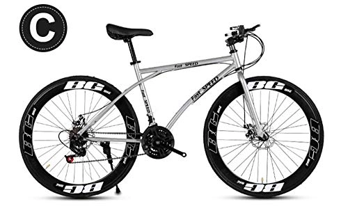 Rennräder : Fixed Gear Fahrrad 60 Messer 27-Gang-Retro-Track Single-Speed-Fahrrad Farbrahmen Mnner Frauen und Studenten-C_26 Zoll 60 Messer