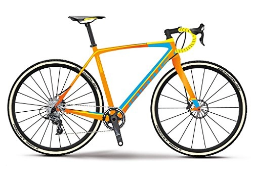 Rennräder : Haibike Noon 8.50 28 Zoll Cyclocross Orange / Blau / Gelb (2016), 48