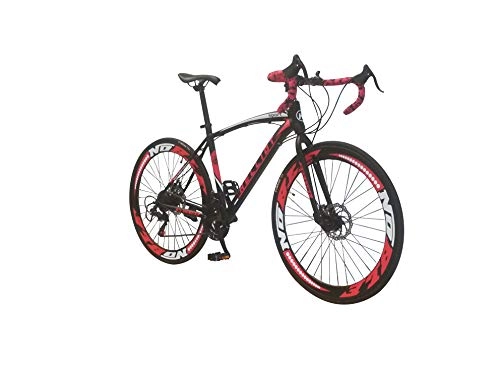 Rennräder : Helliot Bikes Helliot Sport 01, Erwachsene, Unisex, Schwarz, M-L