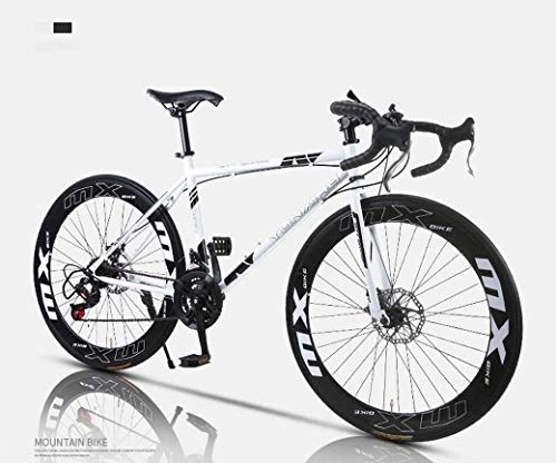 Rennräder : JIAWYJ YANGHAO-Mountainbike für Erwachsene- Rennrad, 24-Gang-26-Zoll-Fahrräder, doppelte Scheibenbremse, hoher Kohlenstoffstahlrahmen, Rennradrennen, Männer und Frauen Erwachsene DGZZXCSD-1