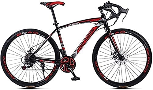 Rennräder : JIAWYJ YANGHAO-Mountainbike für Erwachsene- Rennrad, Full Suspension Road 700c Radfahrrad, 21 Geschwindigkeit? Scheibenbremsen, Rennrad für Männer und Frauen (Farbe: d) DGZZXCSD-1 (Color : A)