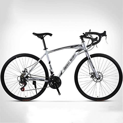 Rennräder : Mountainbike für Erwachsene, Aluminiumrahmen für Damen und Herren, Verstellbarer Sitz, 26-Zoll-Fahrrad, Rennrad, Doppelscheibenbremse, Leichter Aluminiumständer