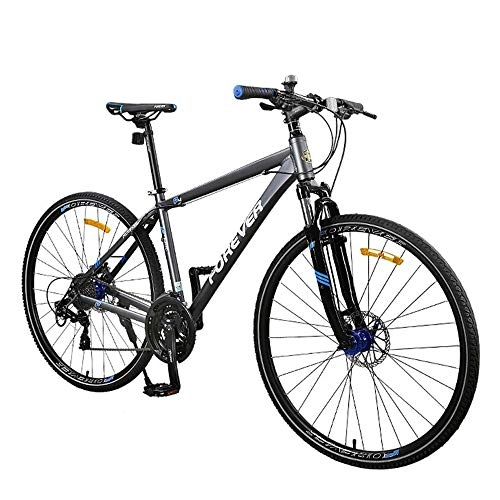 Rennräder : SDZXCMountain Road Bike kombiniert mit Aluminium Rahmen Stoßdämpfer Fahrrad 27 Gang