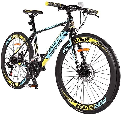 Rennräder : Syxfckc Adult Rennrad, Rennrad-Scheibenbremsen, 21-Gang-Rennrad leichten Aluminium-Legierung, Laufen männliche Frau 700C Rad Fahrräder (Color : Blue)