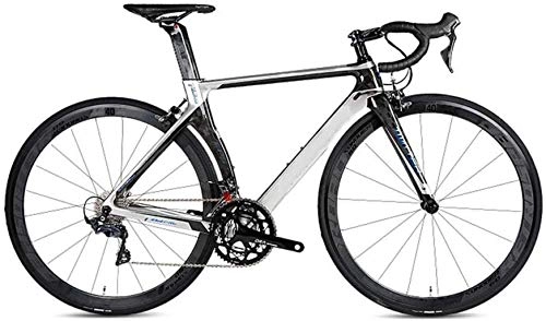 Rennräder : TTZY Rennrad High Modulus Carbonrahmen 22 Geschwindigkeit 700C 23C Bike, Rennrad Fahren, Männer und Frauen 06.06, Schwarz SHIYUE (Color : Silver)