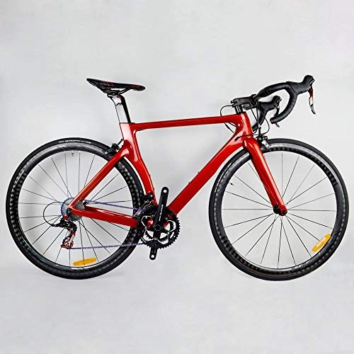 Rennräder : VHJ Carbon Rennrad Fahrrad 22 Rennrad, Weiß, 46cm