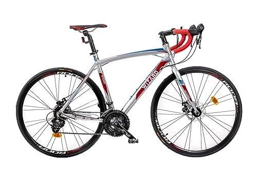 Rennräder : Wizard 28 Zoll Alu Rennrad Spark 2.3 Race Shimano 21 Gang Scheibenbremse DISC (58 cm)