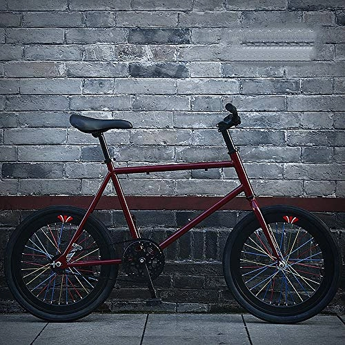 Rennräder : Xinxie1 Rennräder, 26" Rad Rennrad voller Stahl Rennrad Rennrad mit Gang-System und Doppel V Brake 700C Räder Scheibenbremse Fahrrad 49cm Radfahren, M