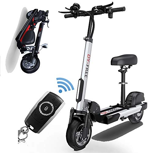 Electric Scooter : AA100 Electric scooter balance lightweight folding bike scooter / USB mobile phone charging / 48V19.2A lithium battery / 70-80KM, White