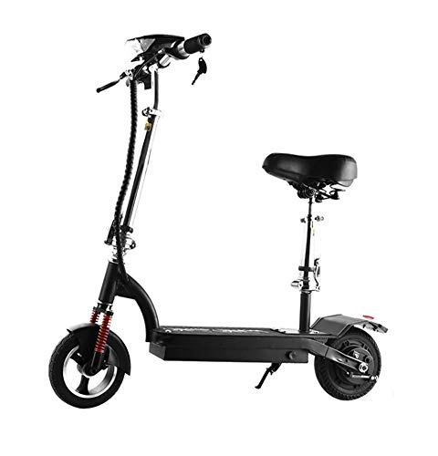 Electric Scooter : ABDOMINAL WHEEL Folding Electric Scooter with Removable Seat, Scooter for Adults 8" Tires E-scooter, 20-100KM Long Range, Max Speed 35-55KM / h