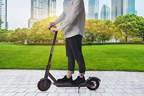 Electric Scooter : Airo Glide Electric Scooter 350W High Power Smart E-Scooter, Lightweight Foldable with LCD-display, 36V Rechargeable Battery Kick Scooters