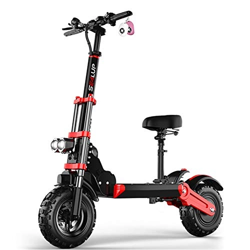 Electric Scooter : AMAIRS Folding Electric Kick Scooter, City Fixed Speed Cruise Scooter Intelligent Instrument Panel EABS Electronic Disc Brake Remote Alarm Adult Mini Electric Scooter
