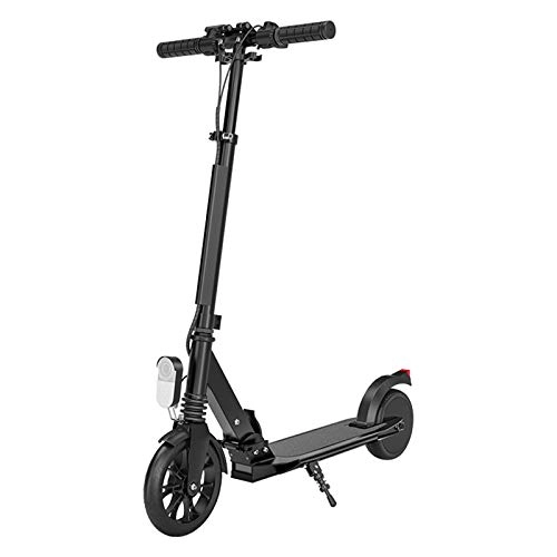 Electric Scooter : AORISSE Electric Scooter, Adult And Teenager 200W Electric Scooter with LCD Screen, 29V 4.8Ah Lithium Battery Foldable Electric Scooter with Front Light And Horn, Maximum Speed 25Km / H, Black