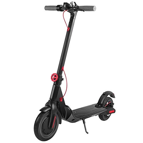 Electric Scooter : AQAWAS Commuter Scooter for Adults, 85 inch tire Electric Scooter Adjustable Bar Motorized Scooter With Disc Handbrake Kick Scooter, For Commute and Travel, Black
