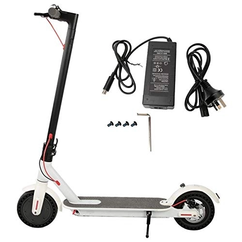 Electric Scooter : DAUERHAFT Long Life Time Foldable Design Electric Scooter Waterproof, for Adult(British regulations (110V-240V))