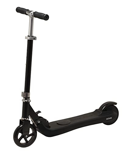 Electric Scooter : Denver SCK-5310BLACK Kids Electric Scooter, 100W Motor, 2000mAh Rechargeable Battery, Foldable, Speed up to 12 km / h. Travel up to 6 km per Charge, Black