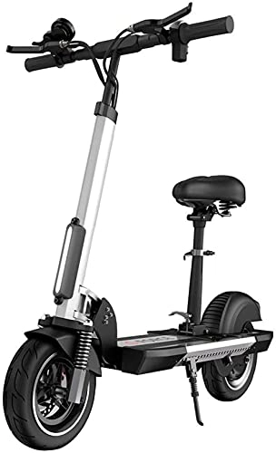 Electric Scooter : dh-2 48V Foldable Electric Scooter with High Performance, 34 MPH Top Speed Portable E-Scooter, Support Cruise Control and USB