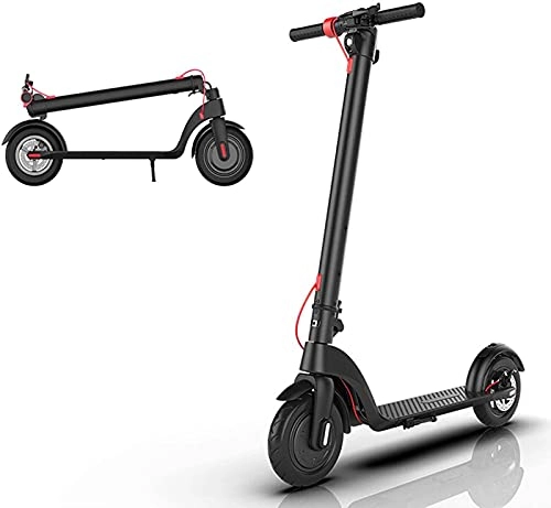 Electric Scooter : dh-2 Electric Scooter, Ultra-Light Portable Aluminum Alloy 8.5-Inch Folding Electric Scooter with LCD Display Screen,