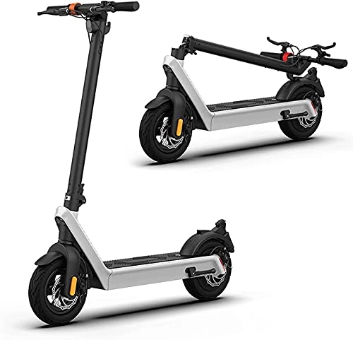 Electric Scooter : dh-2 Folding Electric Scooters Adults, SUV Off Road Electric Scoote with 500W Motor Up To 40Km / H, Max Long-Range 65Km,