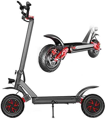 Electric Scooter : dh-2 Portable Electric Scooter - Foldable Electric Scooter for Adults Commute ＆Travel, 11-Inch Widened Tires / Double-Dri