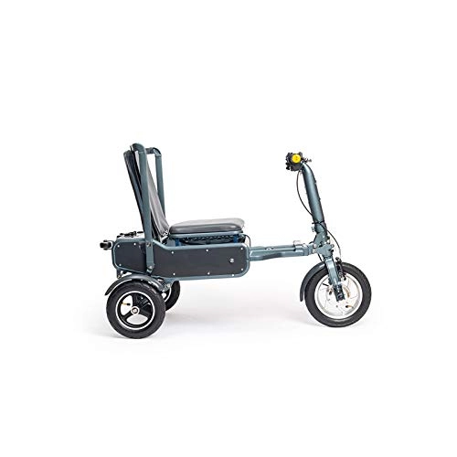 Electric Scooter : eFOLDi Electric Scooter for Adult, Folding Aluminium Scooter 6061 with Lightweight Li-Ion Pro Battery 24V, 12Ah, One Shape Suitcase with Wheels