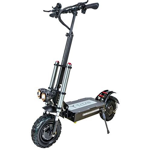 Electric Scooter : Electric Scooter 5400W Dual Motor Max Speed 85km / h Double Suspension Dual LED Headlights 13-inch Off-road Tire Foldable Commuting Scooter, Endurance 110km, For Off-road Enthusiasts