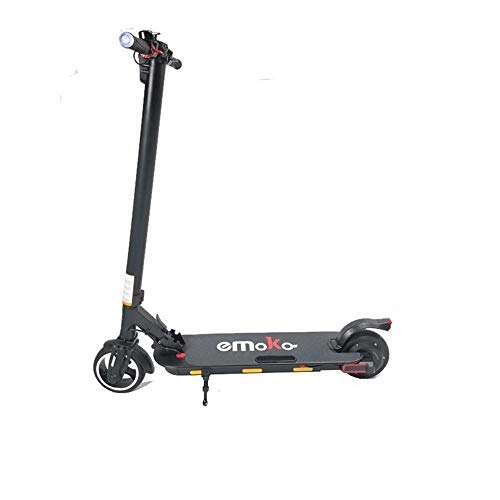 Electric Scooter : Electric Scooter Adult Electric Scooter 6.5" Tires Powerful 350W Motor 5.2Ah 36V Lithium Battery Outdoor Use for Teens and Adults (Color : Black, Size : 5.2ah)