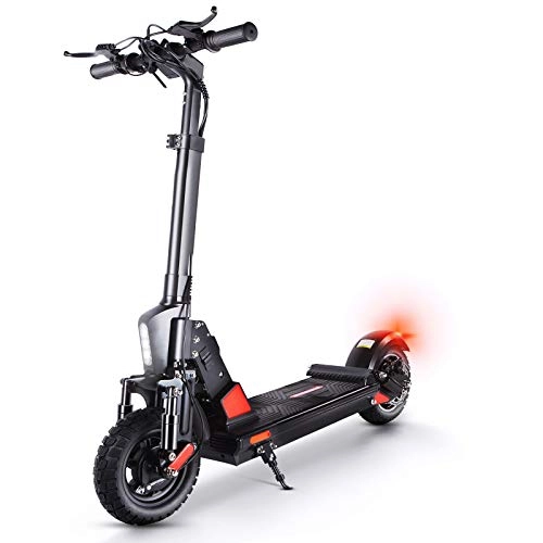 Electric Scooter : Electric Scooter Adult Fast, 13Ah 48V Battery, Double Hydraulic Shock Absorber, 10 Inch Off-road Tires Foldable Commuter E-Scooter for Adults