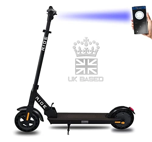 Electric Scooter : Electric Scooter Adults Fast 25km / h, RIDE GB Portable E Scooter with APP Control, 25km Long Range, 350W Motor, 8.0'' Maintenance Free Tyres, Electric Scooters for Adults & Teens, height adjustable