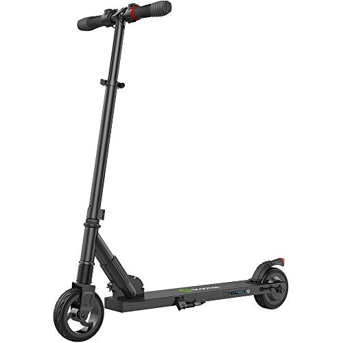 Electric Scooter : Electric Scooter for Kids Adults, Urban Commuter Folding E-Scooter Max Speed 14 mph(23km / h) 17 LBS Ultra-Lightweight with 250W Brushless Motor 6.0'' Tires 15km Range (Black)