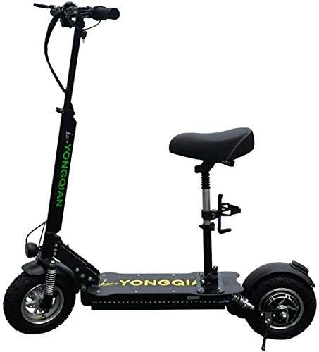 Electric Scooter : Electric Scooter - Portable Folding Trolley, 1000 W Up To 120 Miles Long And 55 Mph, Off-Road Car Folding with Small Battery, Portable Folding Swing Scooter, 75km