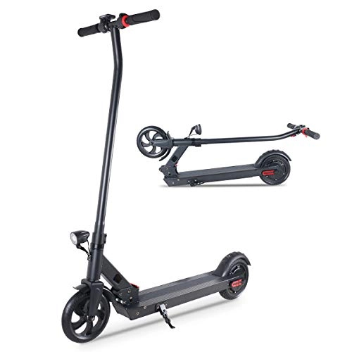 Electric Scooter : Electric Scooter, Urban Commuter Folding E-scooter, Max Speed 20km / h, 20km Autonomy, 8.5" Solid Rubber Tires, Adults and Kids Gifts