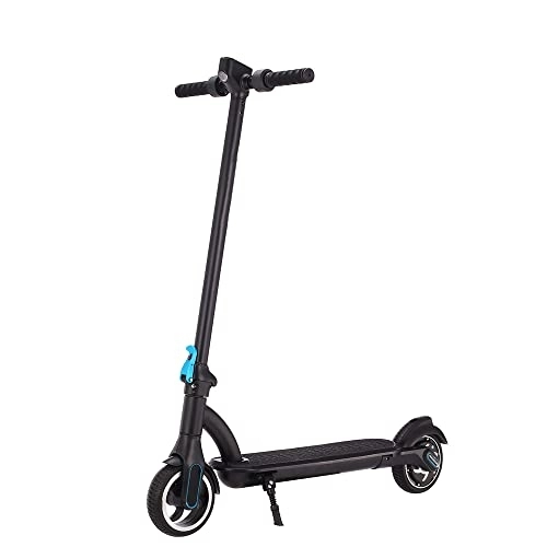 Electric Scooter : ELLBM Electric Scooter M8, 6.5" Lightweight Urban Commuter Scooter Folding E-Scooter 250W Motor 5Ah Battery 20km / h 100kgs Load LCD Display Kickscooter for Adult & Teenager - Black