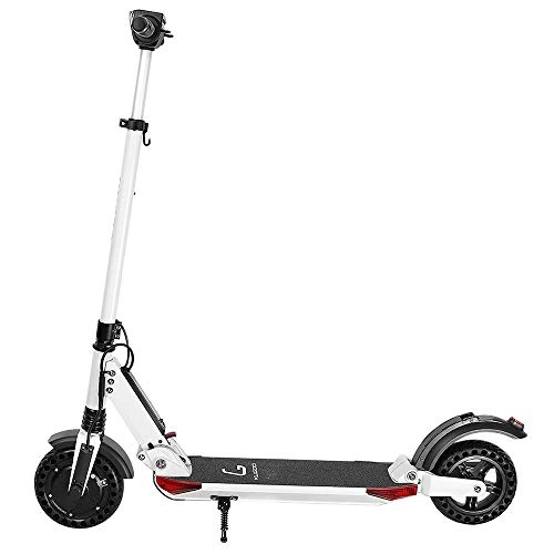 Electric Scooter : ELLBM KUGOO S1 Pro Folding Electric Scooter, Commuter E-Sooter 350W Motor - 7.5Ah Battery - LCD Display Screen - 3 Speed Modes - Max 25km / h - With Carry Bag (White)