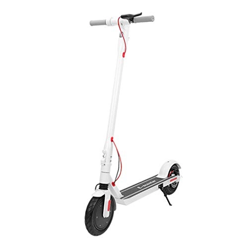 Electric Scooter : Foldable Electric Scooter Double Pedal Small and Light Electric Car for Adults and Children with Large Capacity Lithium Battery Dual Braking System
