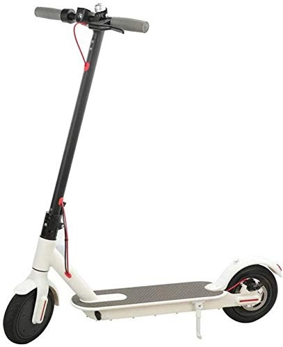 Electric Scooter : Folding Portable Electric Scooter with LCD Display 7.5A Li-Ion Battery Up To 25 Km / h with 8.5 Inch Pneumatic Tires Gift for Teenagers and Adults