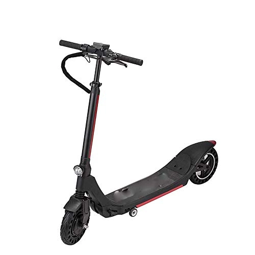 Electric Scooter : FUJGYLGL Adult Electric Scooter, Foldable, Adjustable Handlebar, Strong Bearing Capacity, Strong Endurance, with Lighting Function