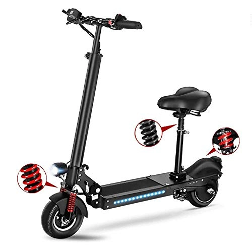 Electric Scooter : FUJGYLGL Adult electric scooter folding， Scooters for Kids, Deluxe Kick Scooter Foldable Adjustable Height Weight Limit Wheel, Lean to Steer