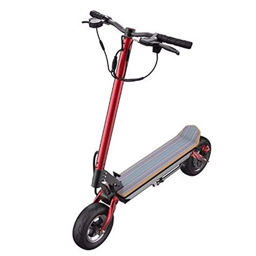 Electric Scooter : FUJGYLGL Adult Portable Electric Scooter, Aluminum Alloy Body, Foldable, Large Capacity Lithium Battery, High Power Motor, Fast Speed