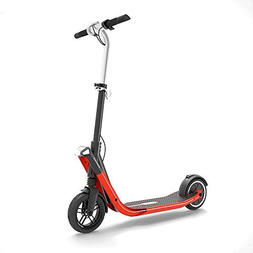 Electric Scooter : FUJGYLGL Adult Portable Lithium Battery Electric Scooter, Foldable Light Body, Strong Bearing Capacity, Strong Endurance, with Lighting Function, 36v