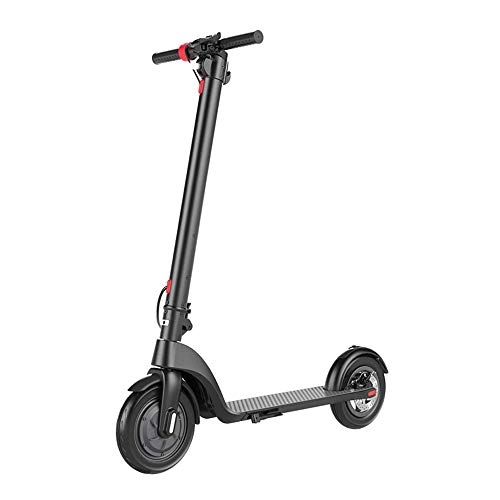 Electric Scooter : FUJGYLGL Electric Foldable Adult Scooter, Ultra Lightweight Scooter Portable Folding Commuting 36V 350W Rear Engine Electric Bicycle, 100 kg Max Load 25km / H with LED Light