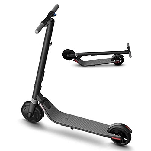Electric Scooter : FUJGYLGL Electric Scooter, 500W Motor Foldable Scooter，8" Solid Tires, LCD Display Screen, Portable & Extremely Lightweight E-scooter, Commuter Electric Scooter for Adults