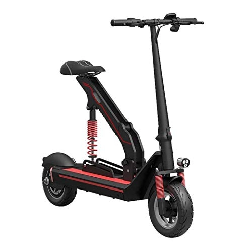 Electric Scooter : FUJGYLGL Foldable Electric Scooter Electric Car Kick Scooter Adult Rechargeable Lithium Battery Life 150km Liquid Crystal Recording Instrument Electric scooters (Size : 120km)
